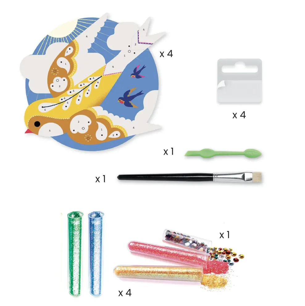 Djeco Glitter Craft Kit: Paradisio Best