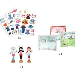 Djeco Little Wardrobe Collage Craft Kit Discount