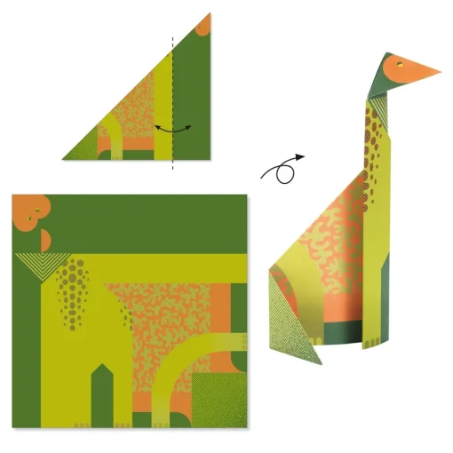 Djeco Origami Dinosaurs Fashion