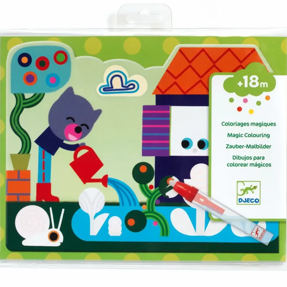 Djeco Paint with Water - Hidden Garden Clearance