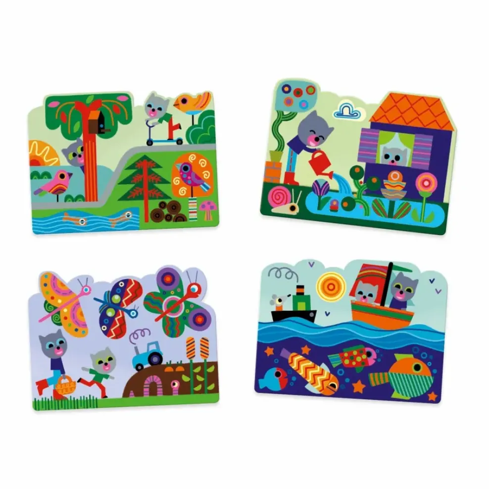 Djeco Paint with Water - Hidden Garden Clearance