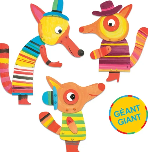 Djeco Paper The Fox Family Watercolor Paints Clearance