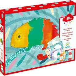 Djeco Petite Barbouille Mess-Free My First Finger Painting Fashion