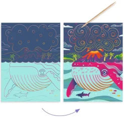 Djeco Scratch Card Activity Set: Topsy-Turvy Outlet