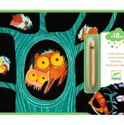 Djeco Scratch Cards Activity: Learning about Animals Hot