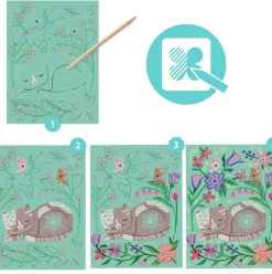 Djeco Scratch Cards Activity: Encounters Sale