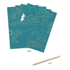 Djeco Scratch Cards Activity: The Pond Outlet