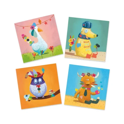 Djeco Sticker Collage Activity: Create Animals Best