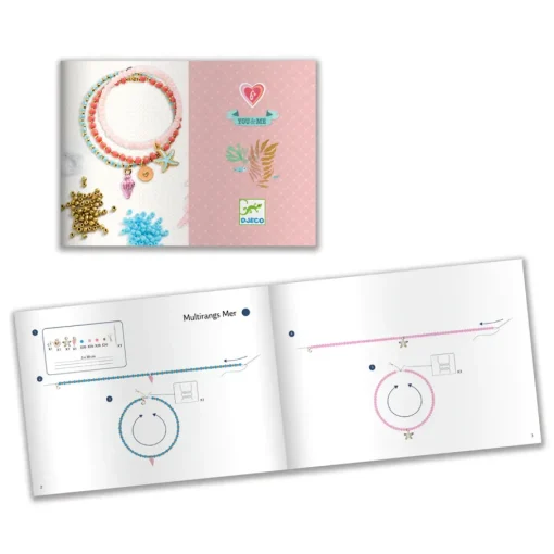 Djeco You & Me Jewelry Kit: Sea Multi-Wrap Beads & Jewelry Sale
