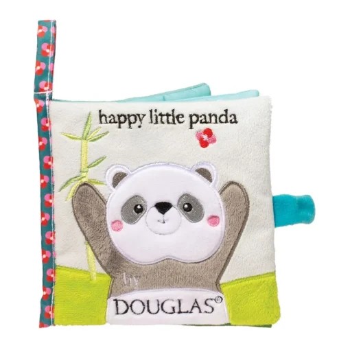 Douglas Baby Soft Activity Book Happy Little Panda 6" (retired) Outlet