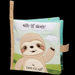 Douglas Baby Soft Activity Book Stanley Sloth 6" (retired) Clearance