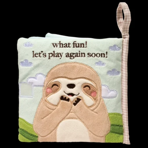 Douglas Baby Soft Activity Book Stanley Sloth 6" (retired) Clearance