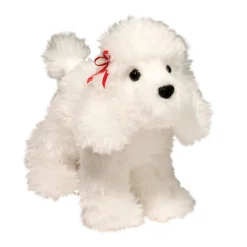 Douglas Gina White Poodle 8" Online