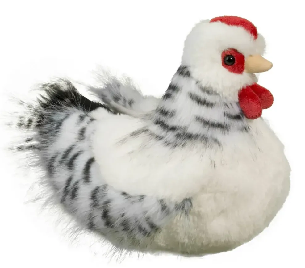 Douglas Salty Black & White Hen 9" New