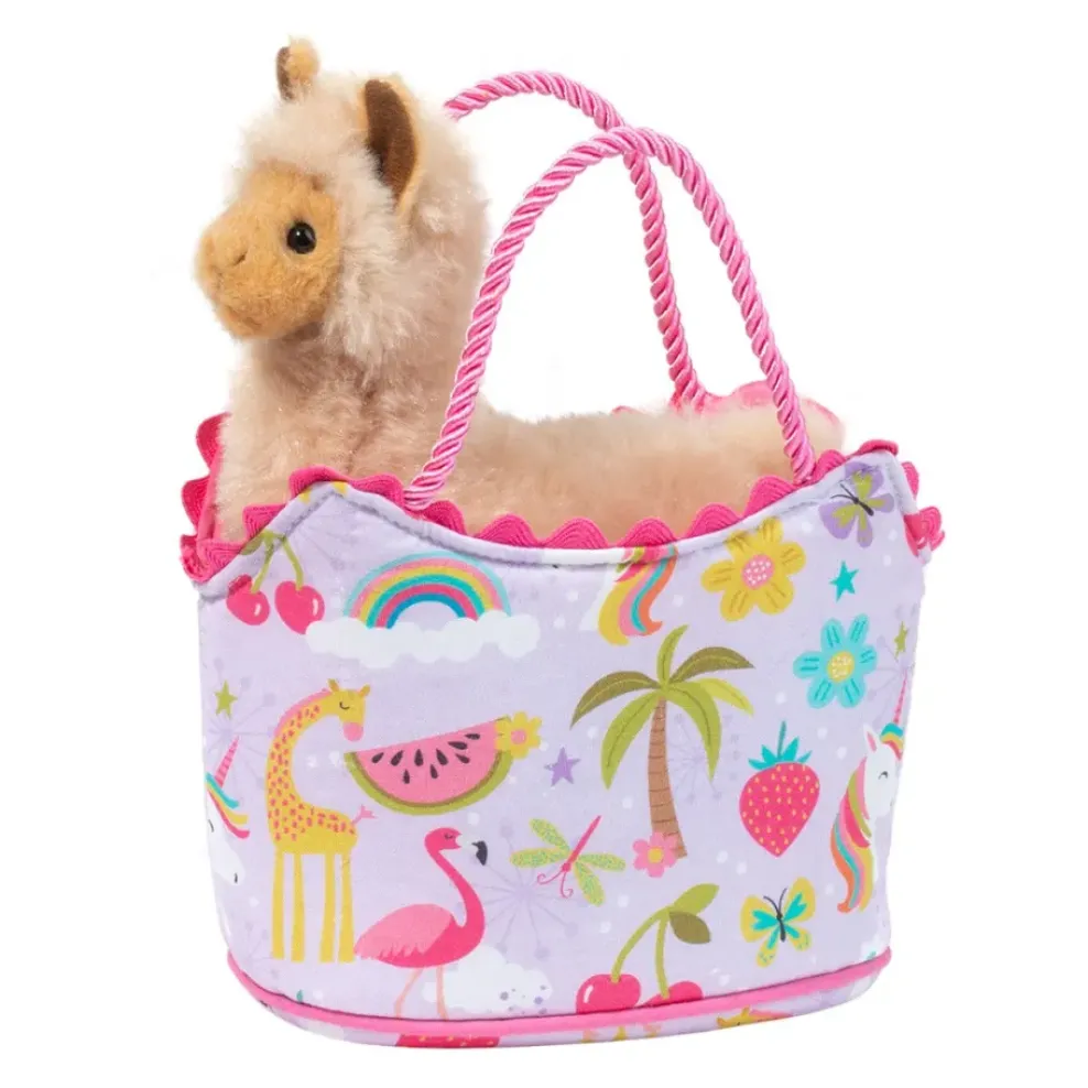Douglas Sassy Pet Sak Berrie Surprise with Llama 6.5" Best