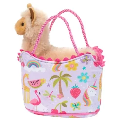 Douglas Sassy Pet Sak Berrie Surprise with Llama 6.5" Best