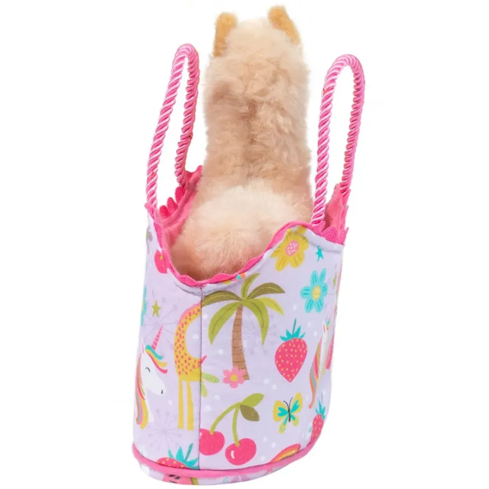 Douglas Sassy Pet Sak Berrie Surprise with Llama 6.5" Best