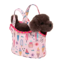 Douglas Sassy Pet Sak Sweet Treat with Chocolate Lab 6.5" Fashion