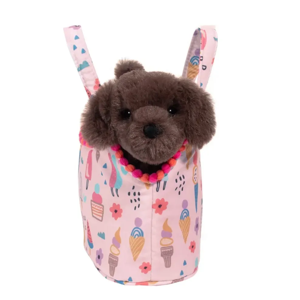 Douglas Sassy Pet Sak Sweet Treat with Chocolate Lab 6.5" Fashion