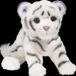 Douglas Silky White Tiger Cub 12" Clearance