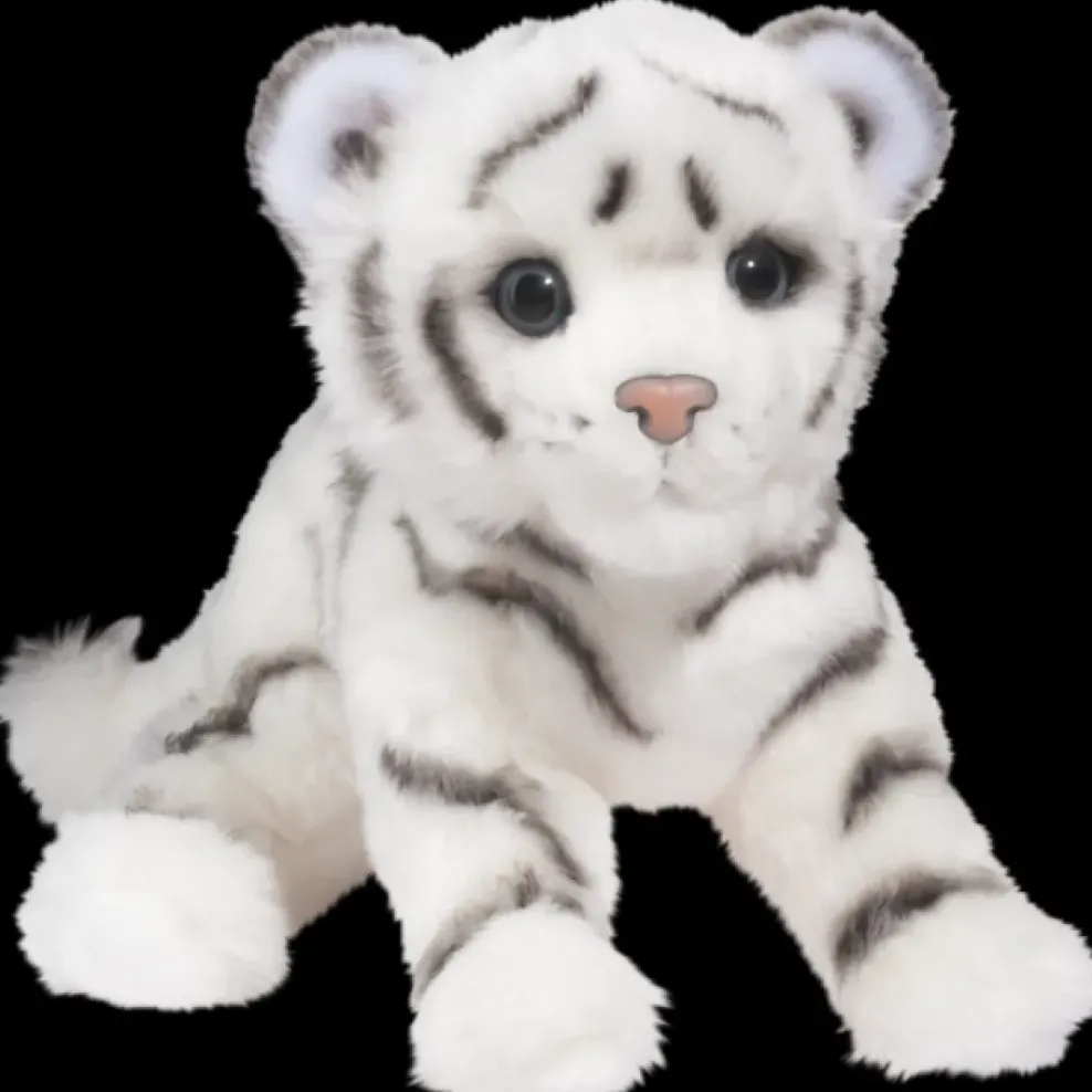 Douglas Silky White Tiger Cub 12" Clearance