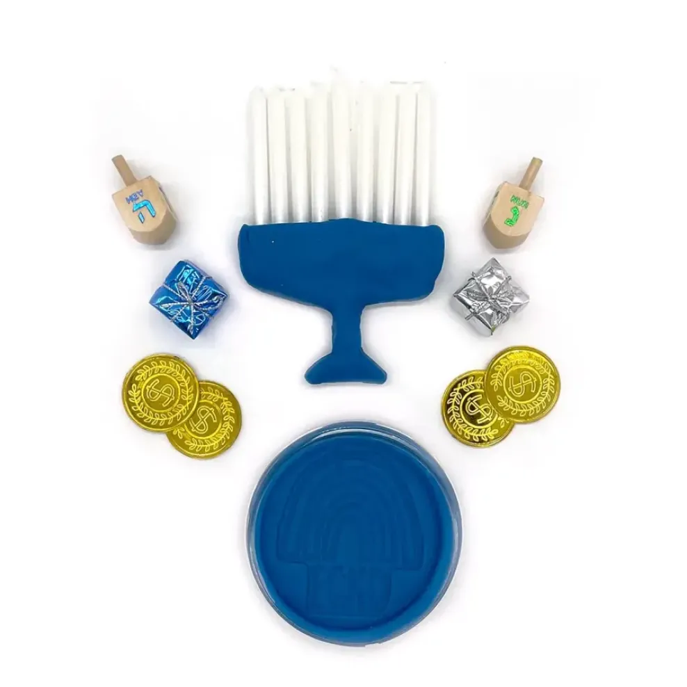 EGKD Earth Grown KidDough: Bagged Sensory Kit Hanukkah Online