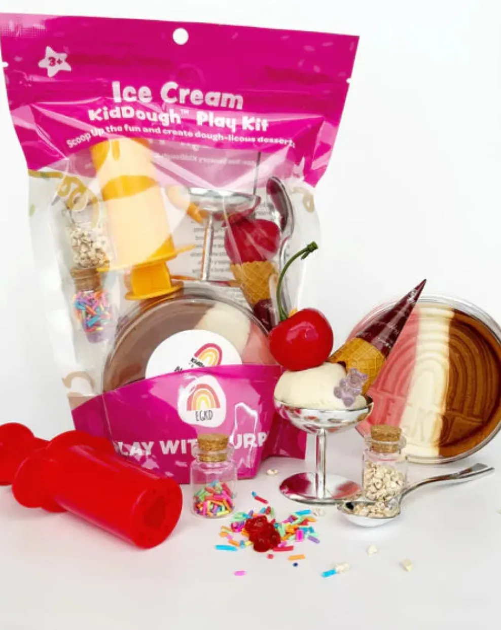 EGKD Earth Grown KidDough: Bagged Sensory Kit - Ice Cream Discount