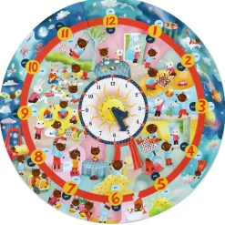 eeBoo 25 Piece Giant Puzzle Around the Clock Discount