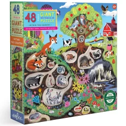 eeBoo 48 Piece Giant Puzzle Within the Country Best