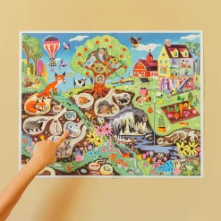 eeBoo 48 Piece Giant Puzzle Within the Country Best