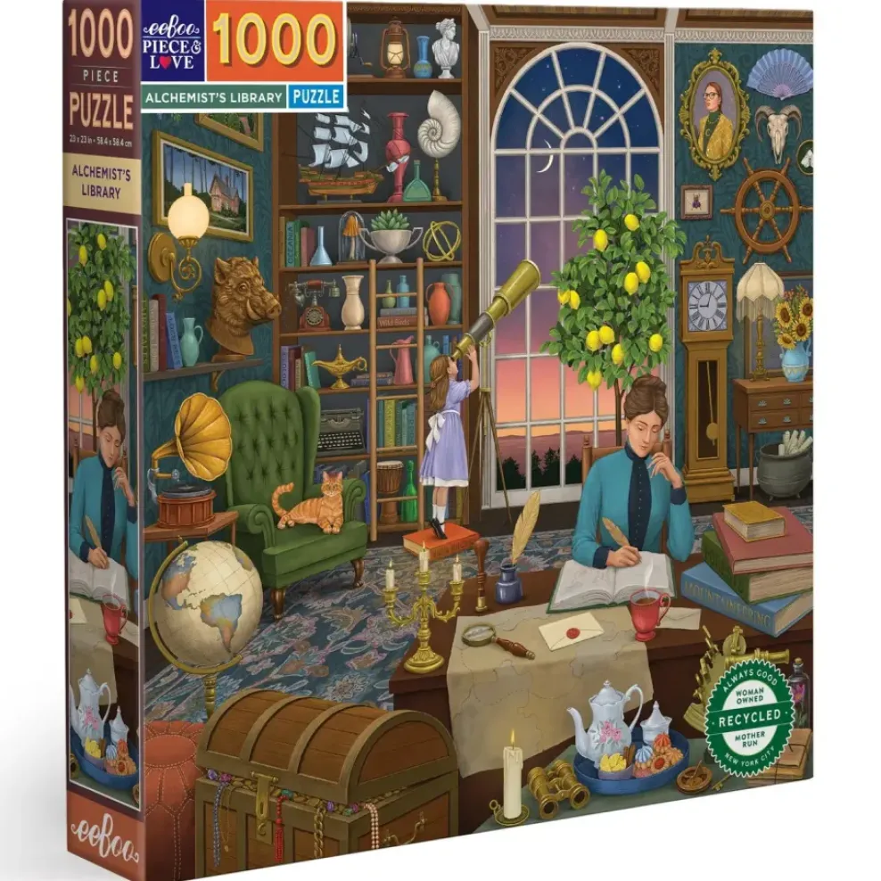 eeBoo 1000 Piece Puzzle Alchemist's Library Outlet