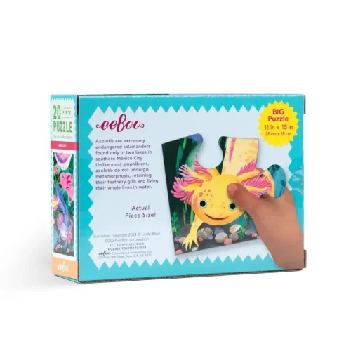 eeBoo 20 Piece Puzzle Axolotl Outlet