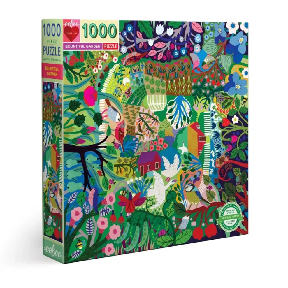 eeBoo 1000 Piece Puzzle Bountiful Garden Clearance
