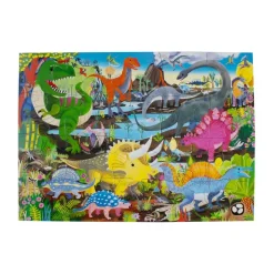 eeBoo 20 Piece Puzzle Dinosaur Land New