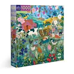 eeBoo 1000 Piece Puzzle English Hedgerow Fashion