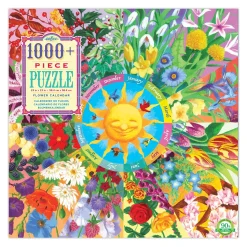 eeBoo 1000 Piece Puzzle Flower Calendar Outlet