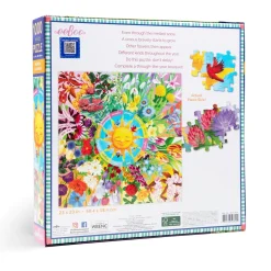 eeBoo 1000 Piece Puzzle Flower Calendar Outlet