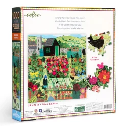 eeBoo 1000 Piece Puzzle Harvest Garden Hot