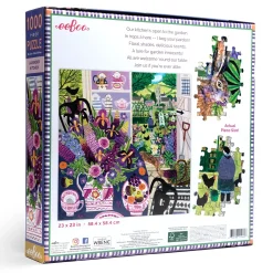 eeBoo 1000 Piece Puzzle Lavender Kitchen Outlet