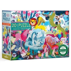 eeBoo 20 Piece Puzzle Magical Creatures New
