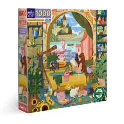 eeBoo 1000 Piece Puzzle Reading & Relaxing Clearance