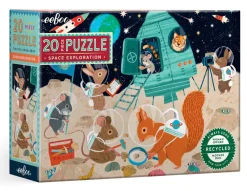 eeBoo 20 Piece Puzzle Space Exploration Fashion
