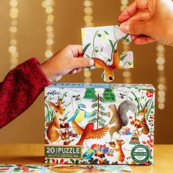 eeBoo 20 Piece Puzzle The Little Christmas Tree New