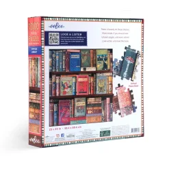 eeBoo 1000 Piece Puzzle Vintage Library Fashion