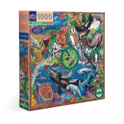 eeBoo 1000 Piece Puzzle Wild World Fashion