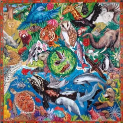 eeBoo 1000 Piece Puzzle Wild World Fashion