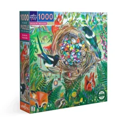 eeBoo 1000 Piece Puzzle Wildlife Treasure New