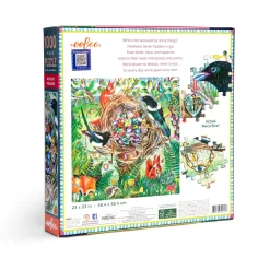 eeBoo 1000 Piece Puzzle Wildlife Treasure New