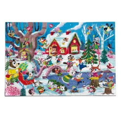 eeBoo 20 Piece Puzzle Woodland Winter Sale