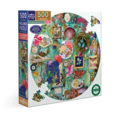 eeBoo 500 Piece Round Puzzle Collecting Nature Discount